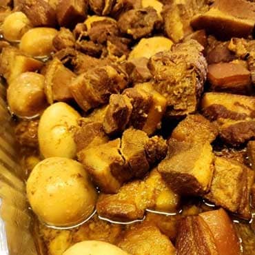 Braised Pork Belly & Egg (Thit Ba Roi Kho Trung)