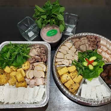 Tofu Combo Noodle (Bun Dau Mam Tom)