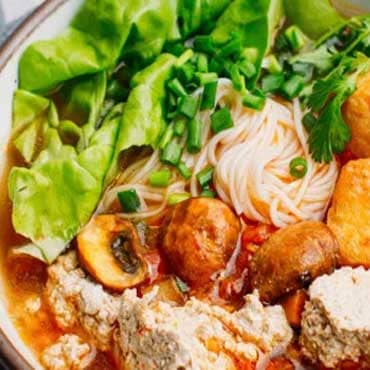 Veg Crab Noodle (Bun Rieu Chay)