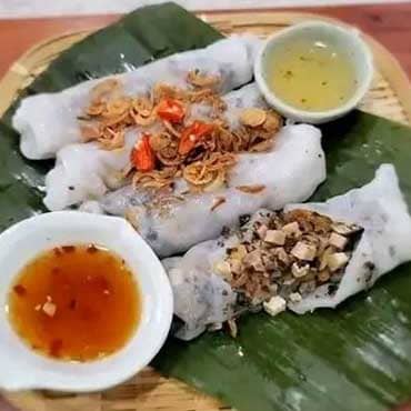 Veg Rice Rolls (Banh Cuon Chay)